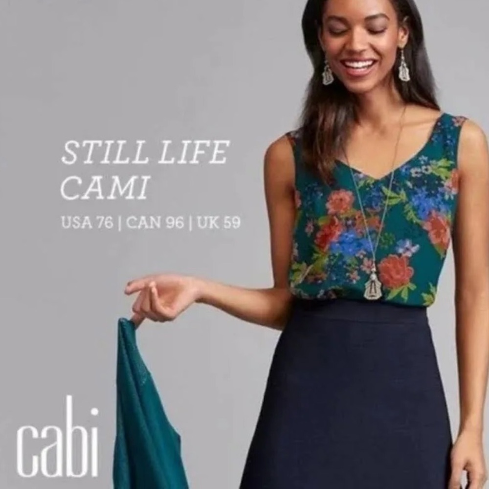 CAbi Floral Still Life Tank/Cami (STYLE 3449) - XL
